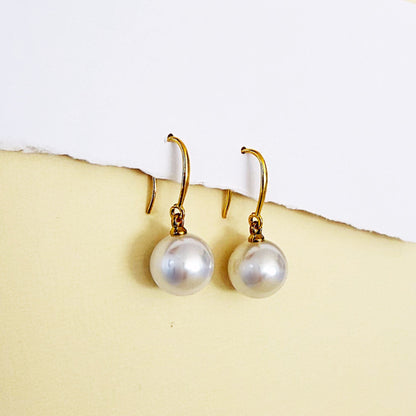 856 |  MURPHY PEARL EARRINGS | GOLD