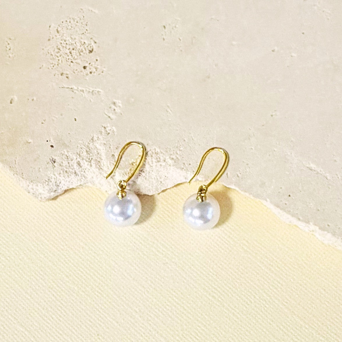 856 |  MURPHY PEARL EARRINGS | GOLD