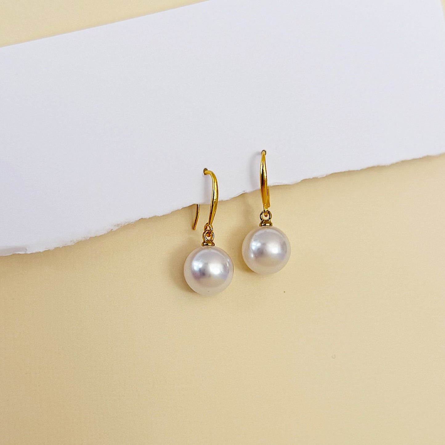 856 |  MURPHY PEARL EARRINGS | GOLD