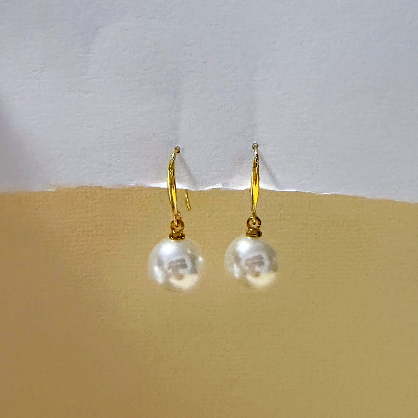 856 |  MURPHY PEARL EARRINGS | GOLD