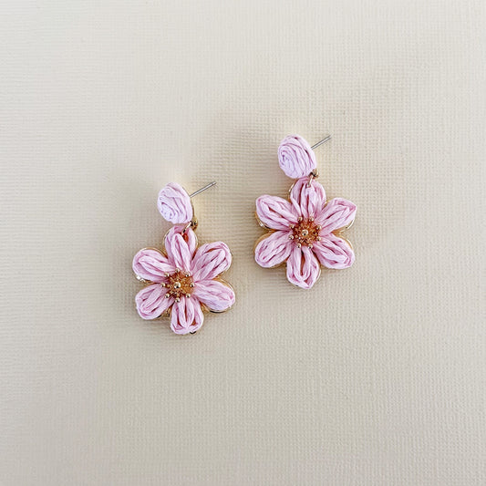 861 | NELLIE FLOWER EARRINGS | PINK