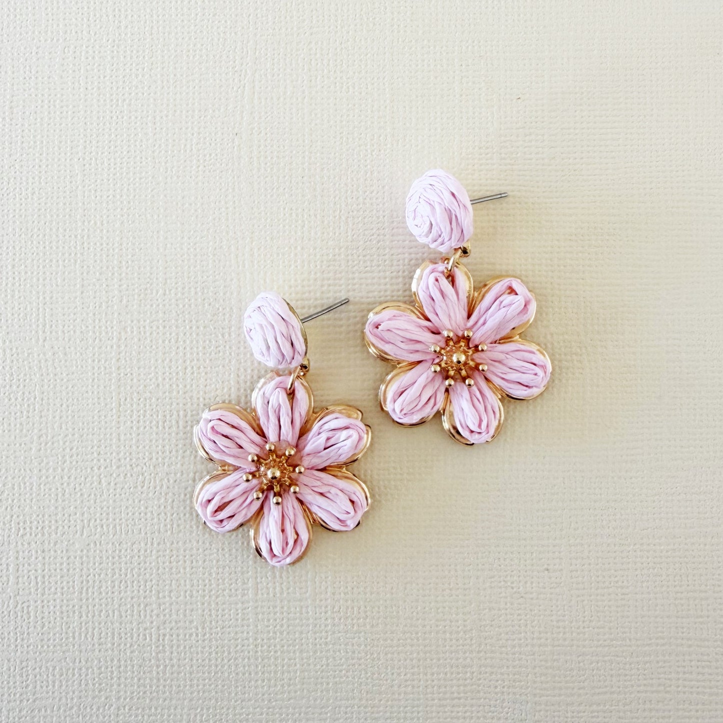 861 | NELLIE FLOWER EARRINGS | PINK
