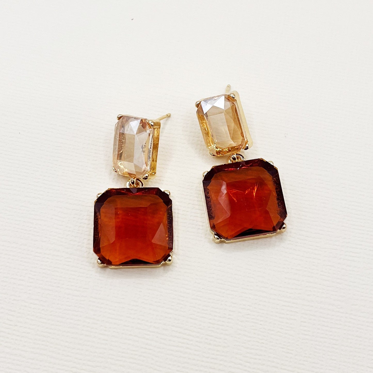 626 | NICOLA EARRINGS | BROWN JASPER