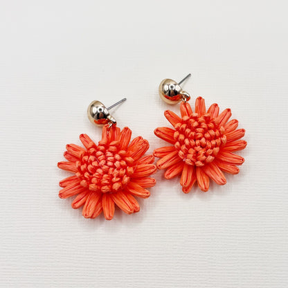 630 | DAFFODIL EARRINGS | ORANGE