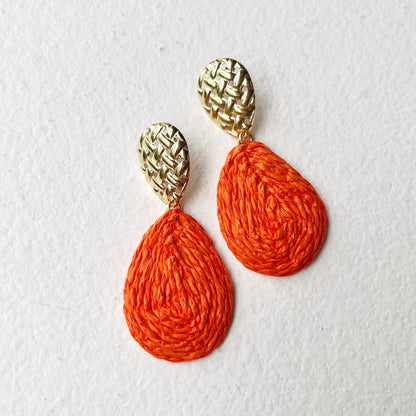 562 | DELTA EARRINGS | ORANGE