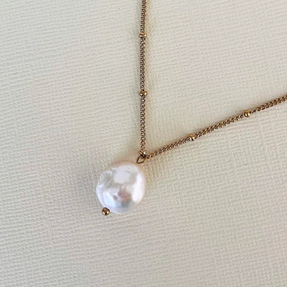 798 | OTIS PEARL NECKLACE | GOLD
