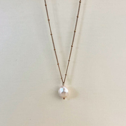 798 | OTIS PEARL NECKLACE | GOLD