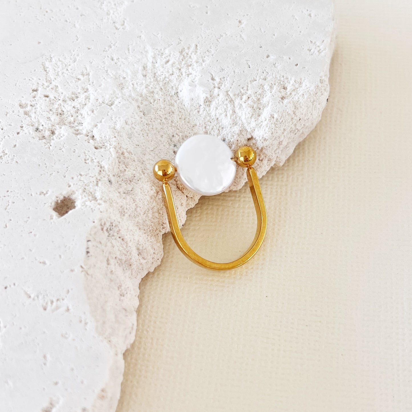 752 | PORTOFINO PEARL RING | GOLD