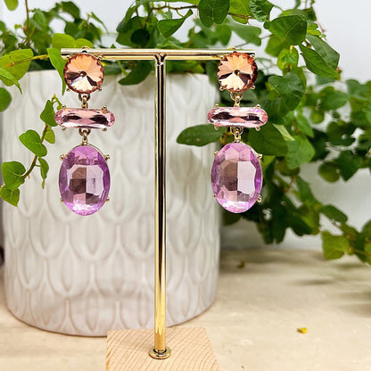 411 | ESTHER EARRINGS | LILAC