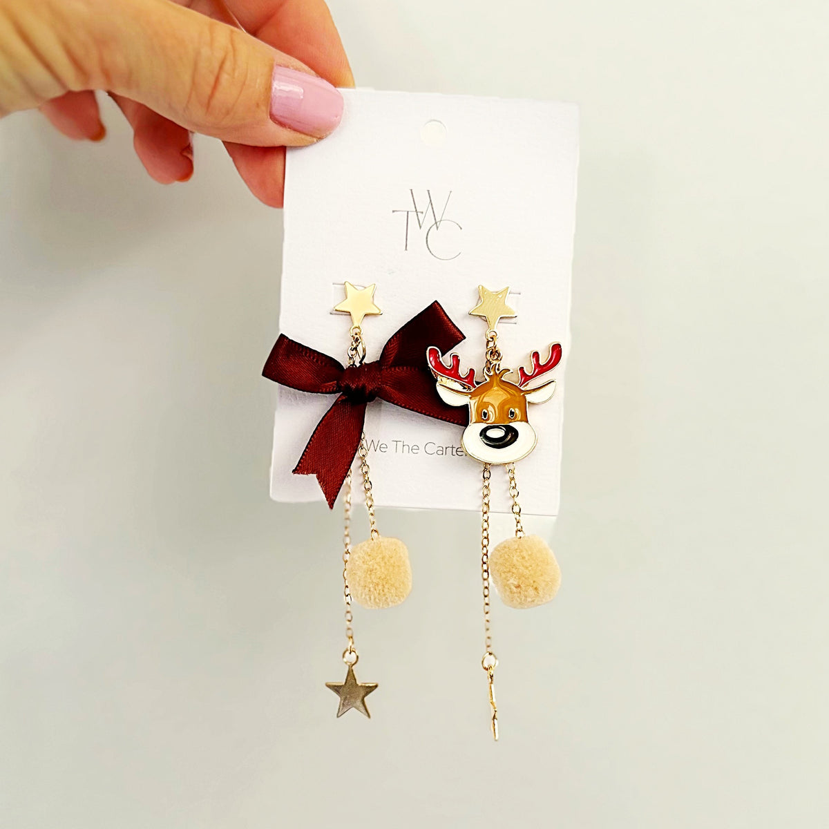 588 | REINDEER CHRISTMAS EARRINGS