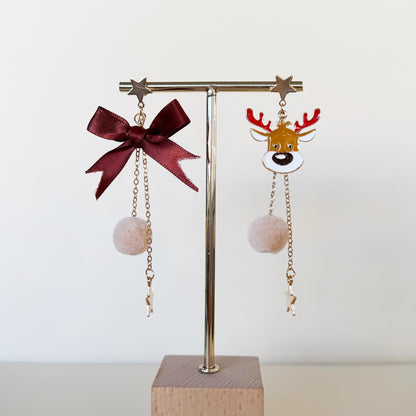 588 | REINDEER CHRISTMAS EARRINGS
