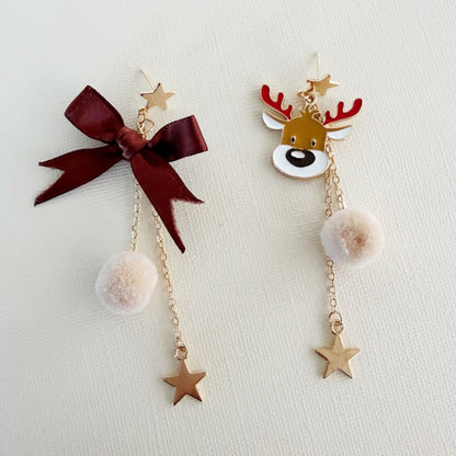 588 | REINDEER CHRISTMAS EARRINGS
