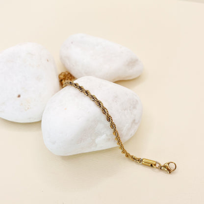 741 | ROPE TWIST BRACELET | GOLD