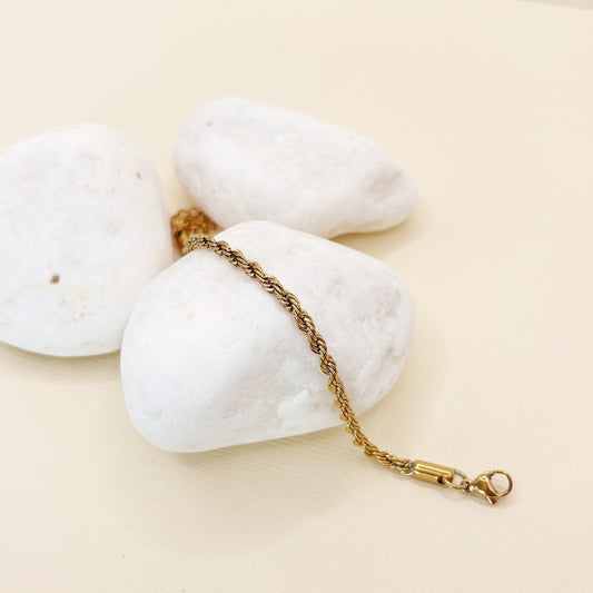 741 | ROPE TWIST BRACELET | GOLD