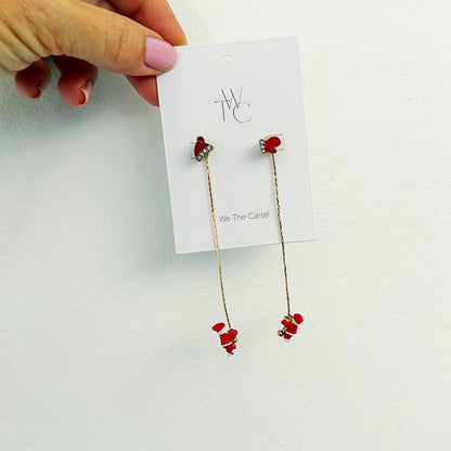 692 | SANTA CHRISTMAS EARRINGS