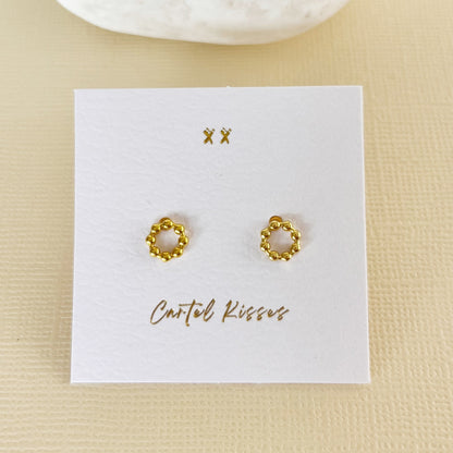 426 | SWEET  CIRCLE STUDS | CARTEL KISSES