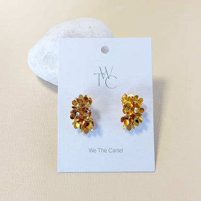 819 | BELLE FLOWER EARRINGS  | GOLD