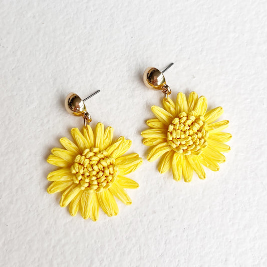 563 | DAFFODIL EARRINGS | YELLOW